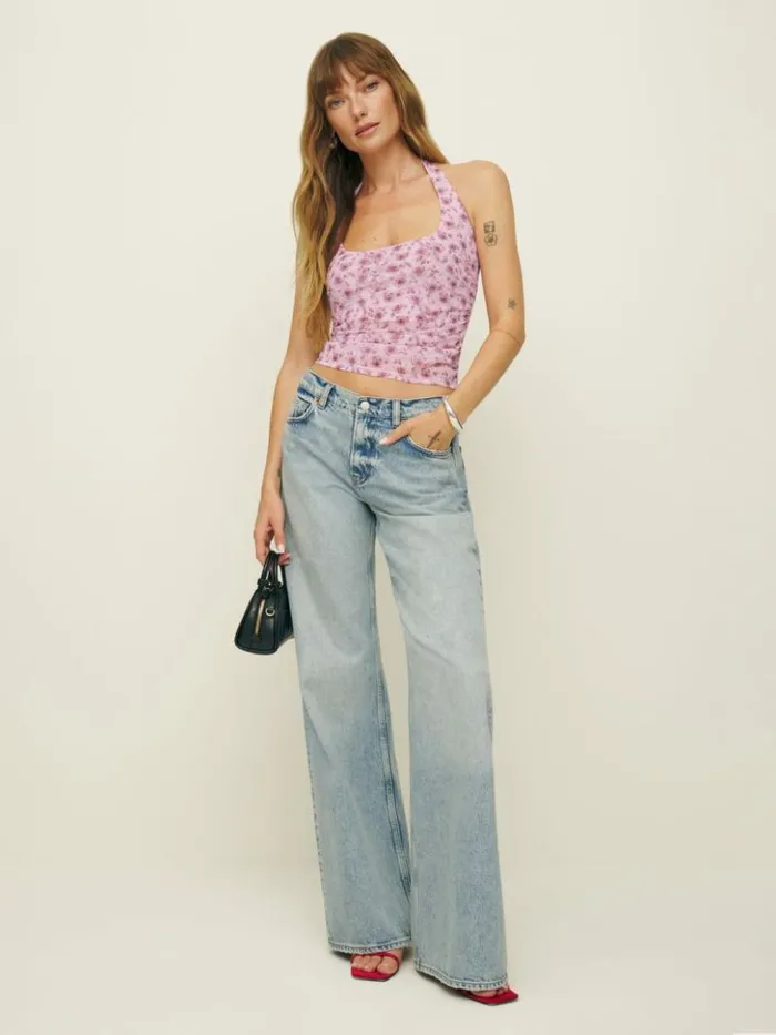 Clothing The Reformation Molly Knit Top Rosita