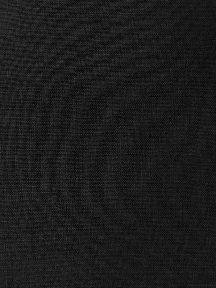 Clothing The Reformation Paola Linen Top Black