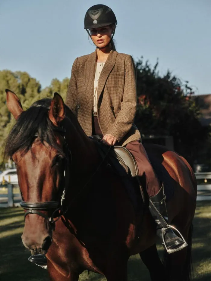 Clothing The Reformation Winston Blazer Hazel Check