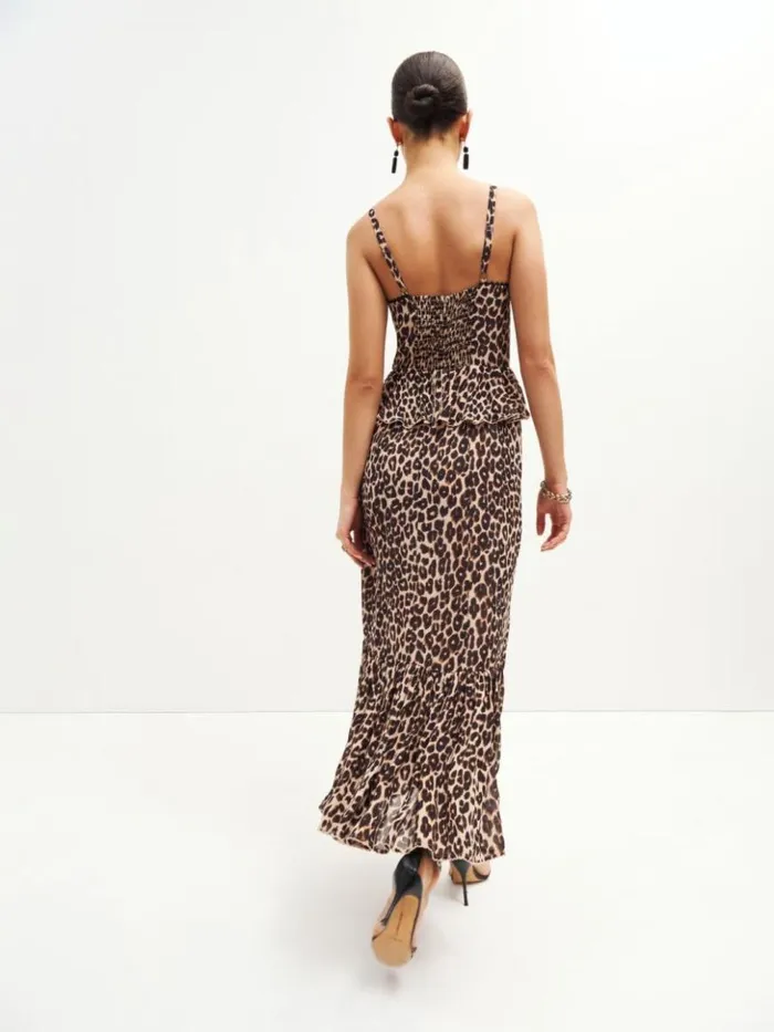 ClothingWeddings The Reformation Felda Dress Leo