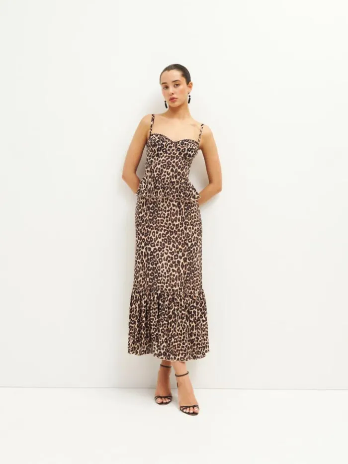 ClothingWeddings The Reformation Felda Dress Leo