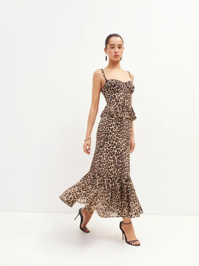 ClothingWeddings The Reformation Felda Dress Leo