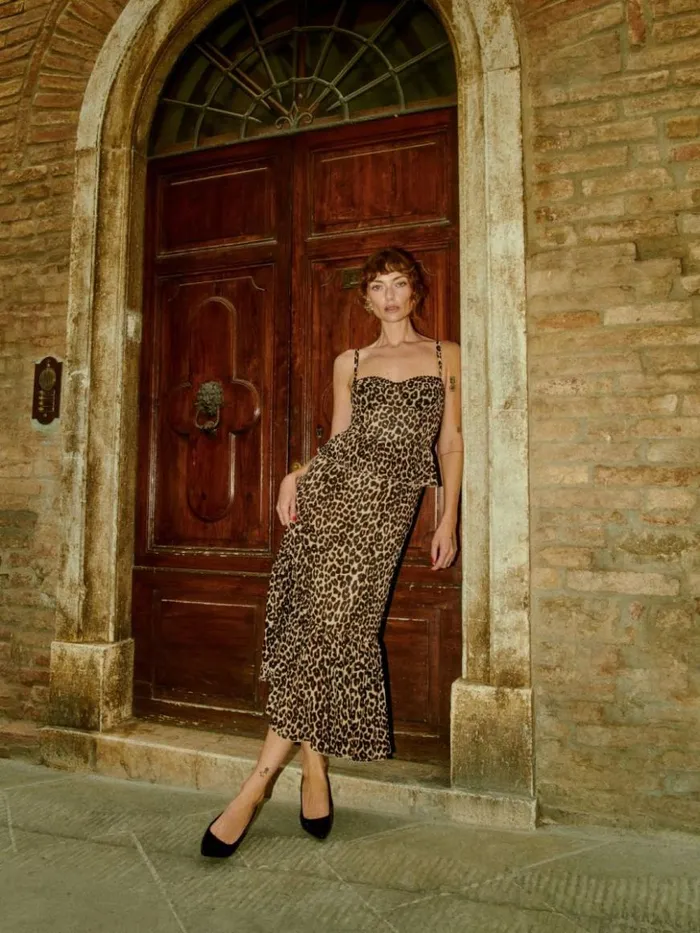ClothingWeddings The Reformation Felda Dress Leo