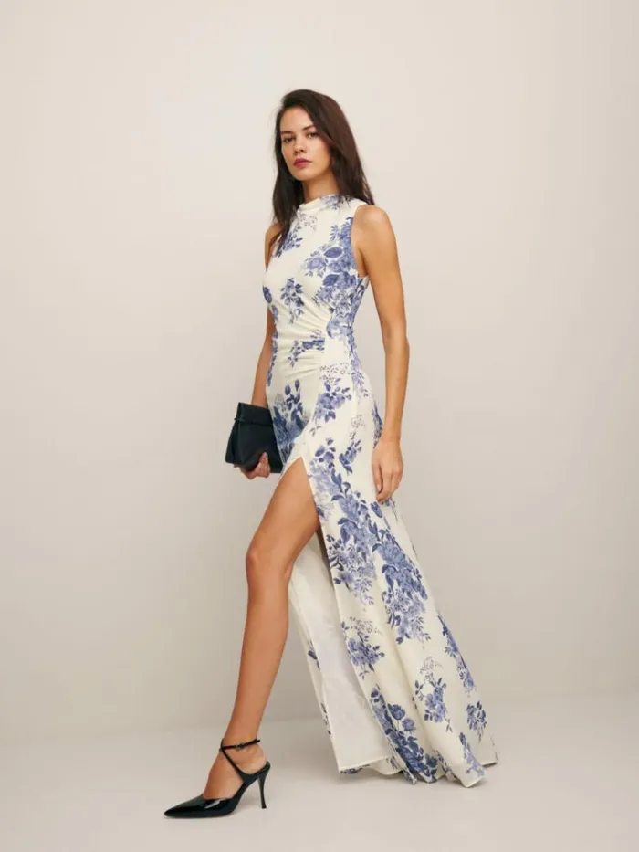 ClothingWeddings The Reformation Senna Dress Jasper