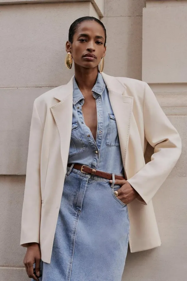 Coats and Jackets Women Karen Millen Compact Stretch Relaxed Tailored Single Breasted Blazer Cream Coats and Jackets Women Karen Millen Compact Stretch Relaxed Tailored Single Breasted Blazer Cream