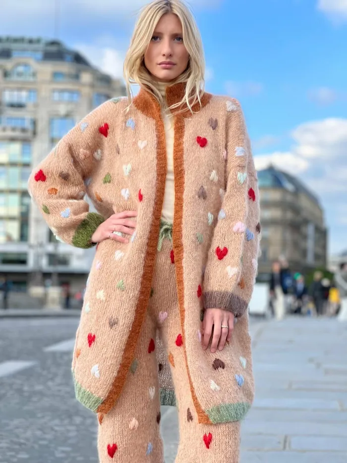 Coats Women Rose Carmine COAT MON AMOUR BEIGE