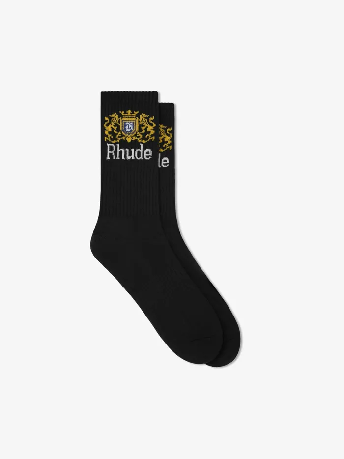 CREST LOGO SOCK Unisex Rhude Socks