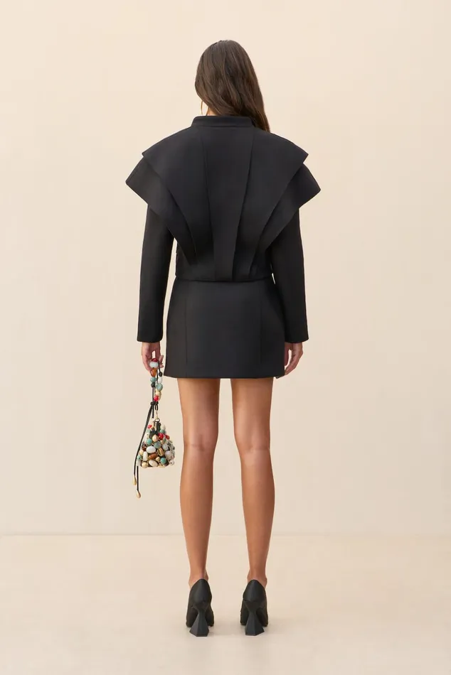 Cult Gaia Angelia Skirt Black Women Bottoms