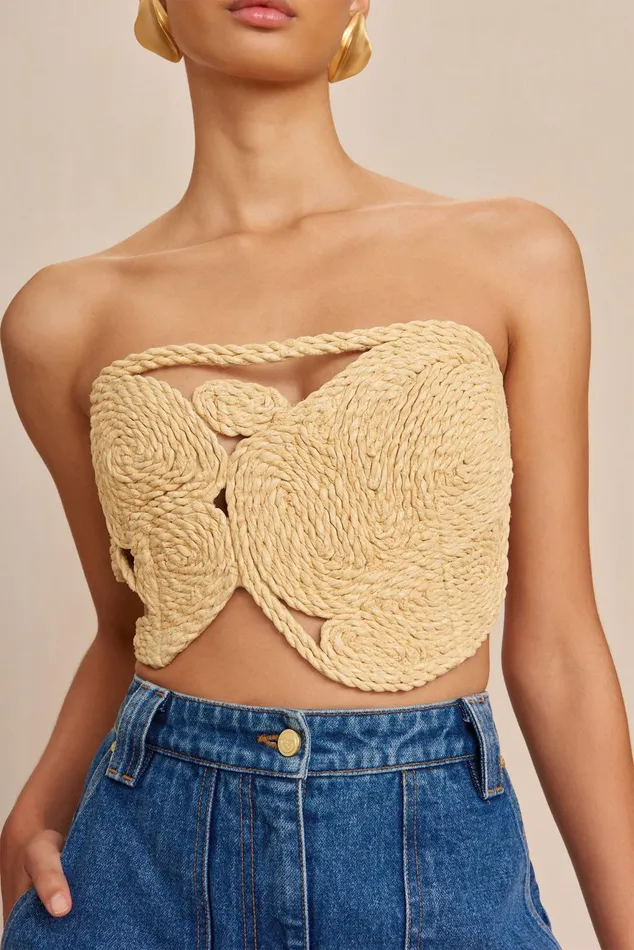 Cult Gaia Ase Top Natural Women Tops