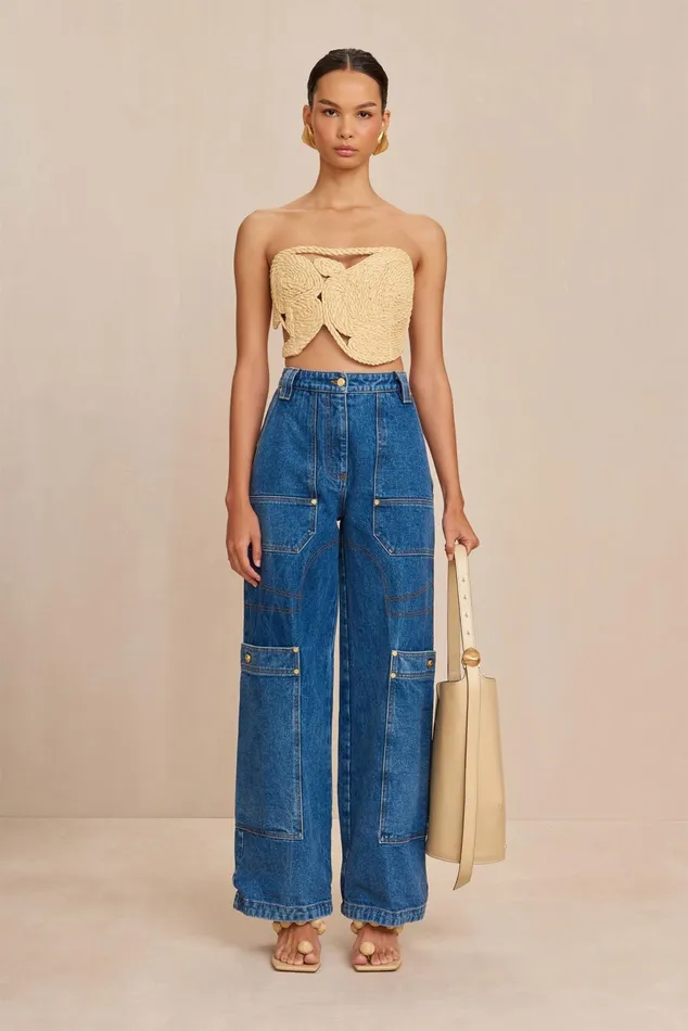 Cult Gaia Ase Top Natural Women Tops