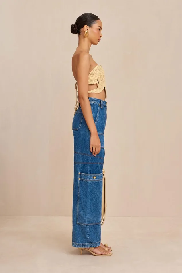 Cult Gaia Ase Top Natural Women Tops