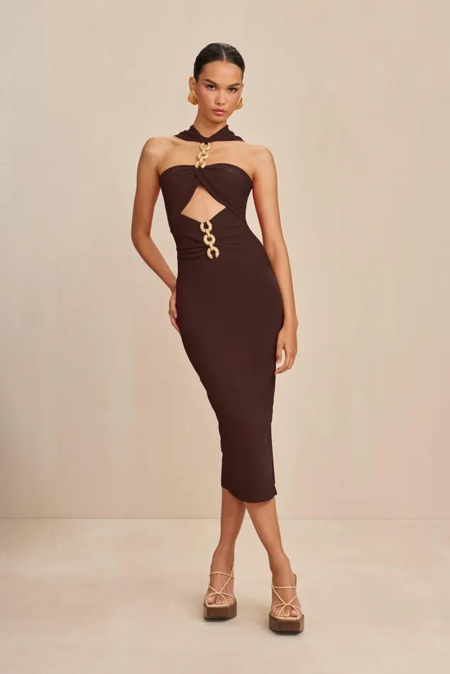 Cult Gaia Cristos Knit Dress Java Women Dresses