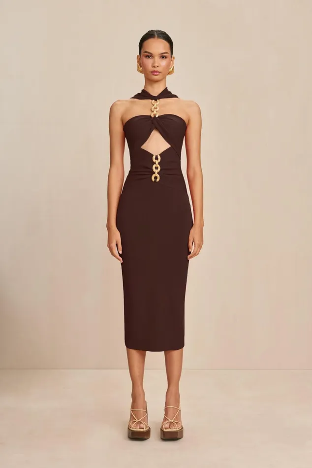 Cult Gaia Cristos Knit Dress Java Women Dresses