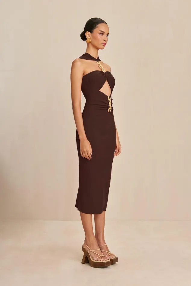 Cult Gaia Cristos Knit Dress Java Women Dresses