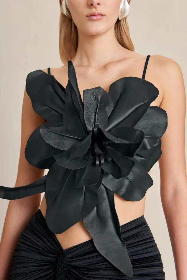 Cult Gaia Gabriela Top Black Women Tops