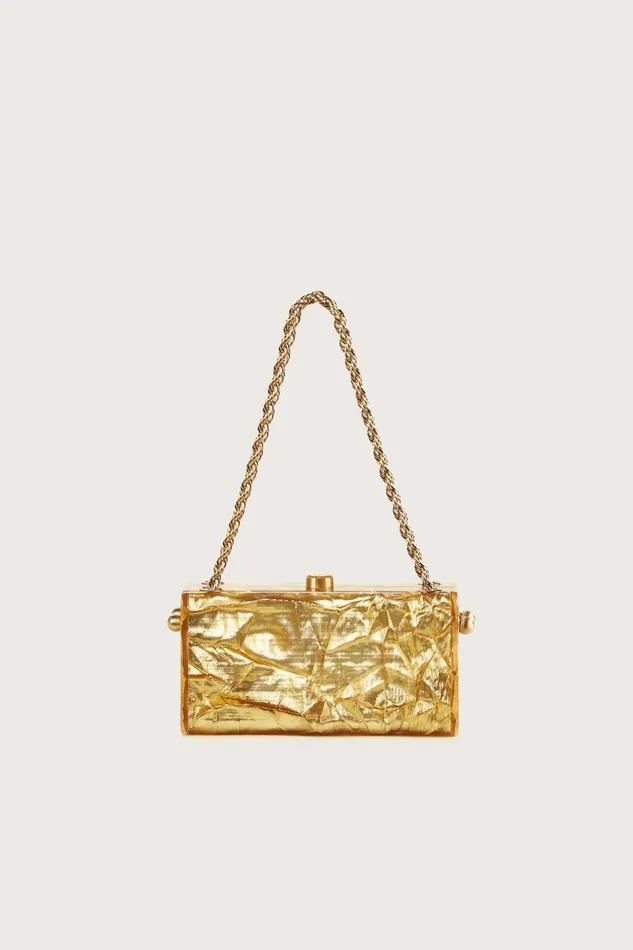 Cult Gaia Hajar Shoulder Bag Gold Women Shoulder Bags