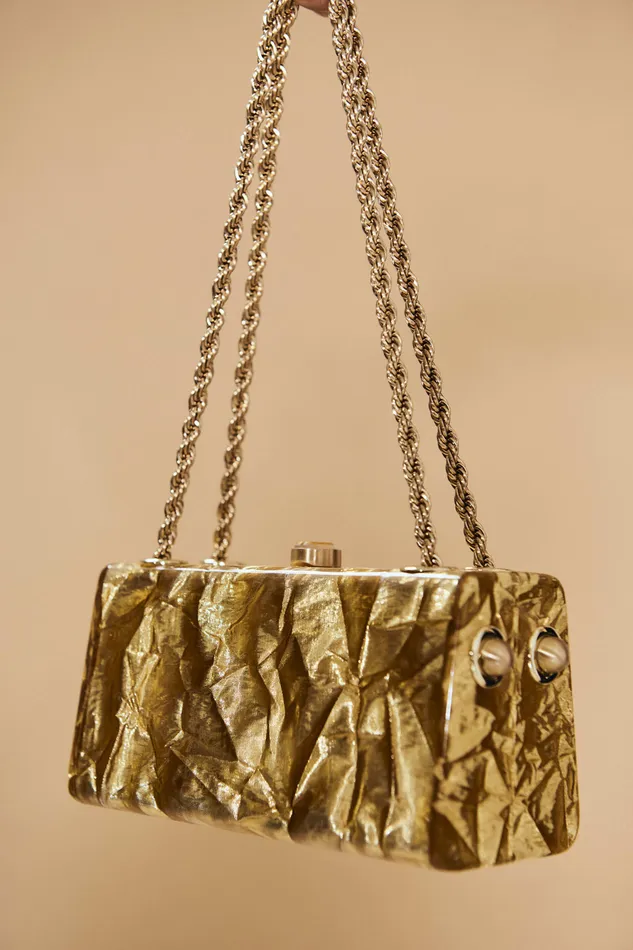 Cult Gaia Hajar Shoulder Bag Gold Women Shoulder Bags Cult Gaia Hajar Shoulder Bag Gold Women Shoulder Bags
