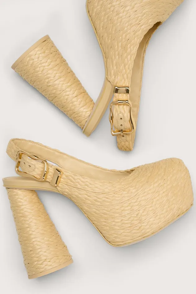 Cult Gaia Harmony Platform Natural Women Platforms Cult Gaia Harmony Platform Natural Women Platforms