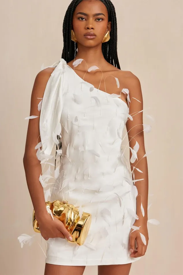 Cult Gaia Hayes Dress Off White Women Dresses