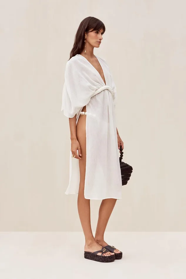 Cult Gaia Inga Coverup Off White Women Cover Ups Cult Gaia Inga Coverup Off White Women Cover Ups