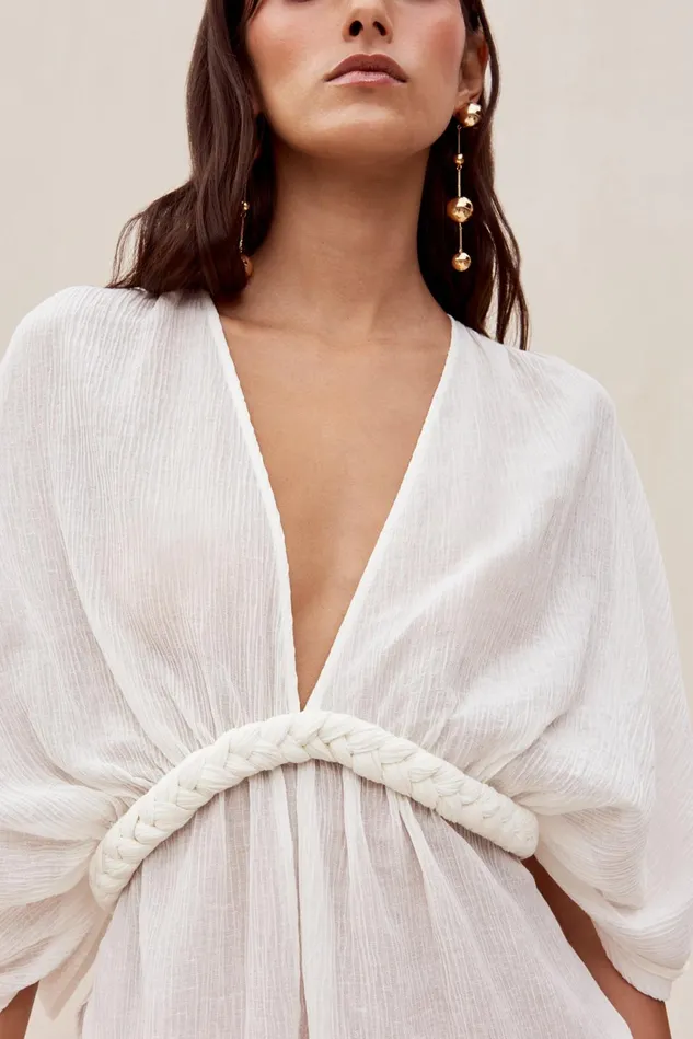 Cult Gaia Inga Coverup Off White Women Cover Ups Cult Gaia Inga Coverup Off White Women Cover Ups