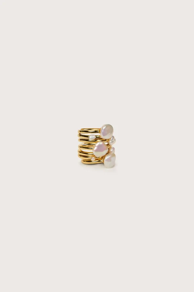 Cult Gaia Irma Ring Pearl Women Rings Cult Gaia Irma Ring Pearl Women Rings