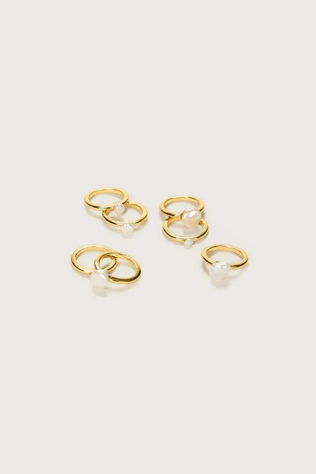 Cult Gaia Irma Ring Pearl Women Rings Cult Gaia Irma Ring Pearl Women Rings