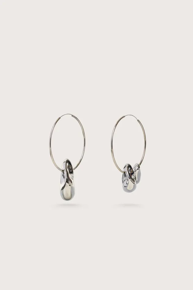 Cult Gaia Juno Earring Shiny Silver Women Jewelry