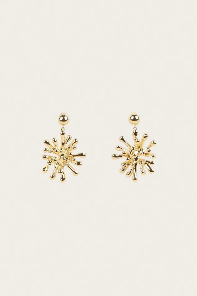 Cult Gaia Odeya Earring Shiny Brass Women Jewelry