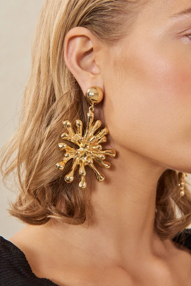 Cult Gaia Odeya Earring Shiny Brass Women Jewelry Cult Gaia Odeya Earring Shiny Brass Women Jewelry
