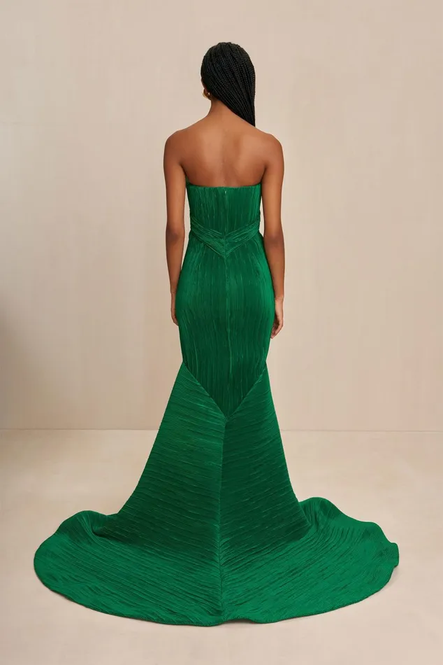 Cult Gaia Tahirae Gown Malachite Women Gowns