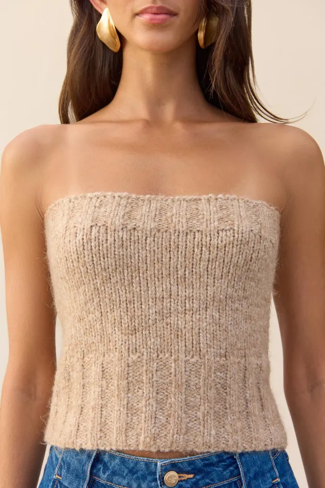 Cult Gaia Virginie Cardigan Set Beach Melange Women Knits