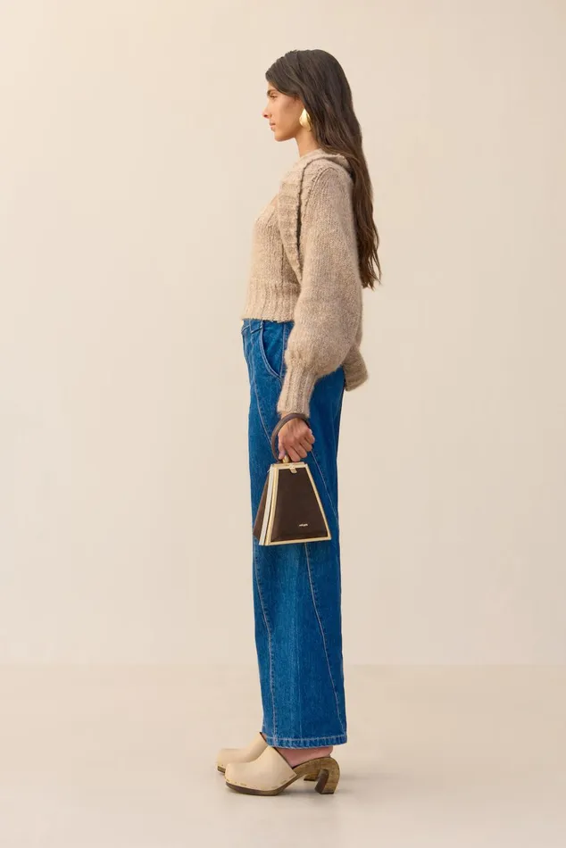 Cult Gaia Virginie Cardigan Set Beach Melange Women Knits