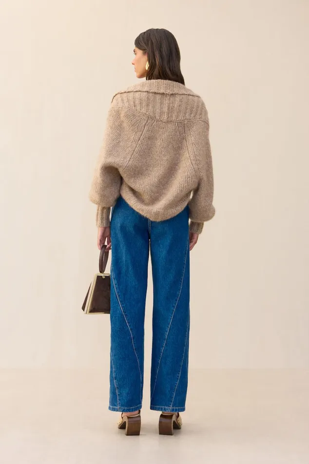 Cult Gaia Virginie Cardigan Set Beach Melange Women Knits