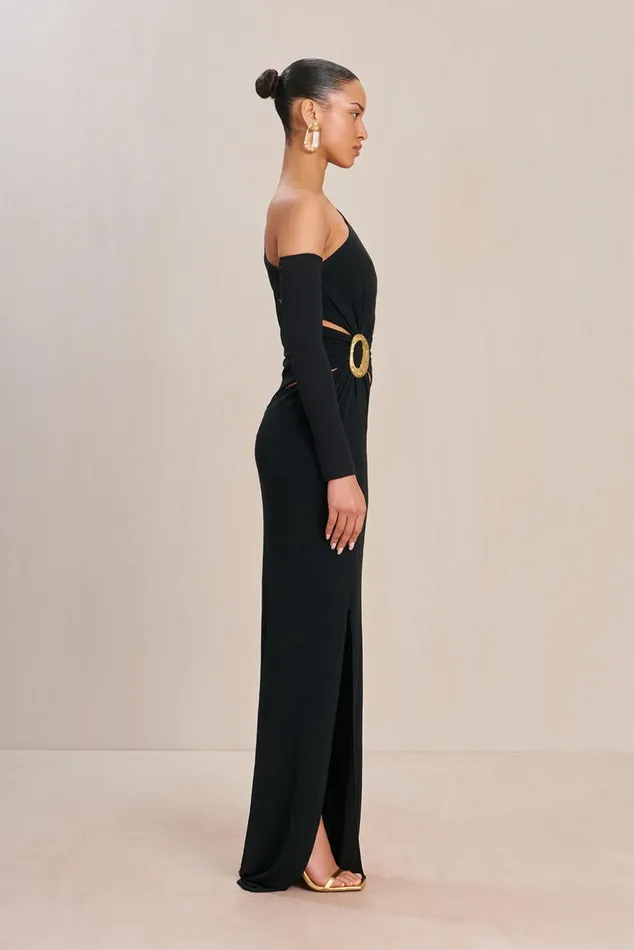 Cult Gaia Zinnie Gown Black Women Gowns