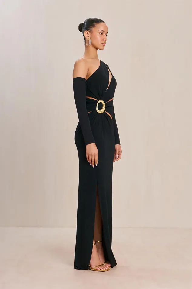 Cult Gaia Zinnie Gown Black Women Gowns