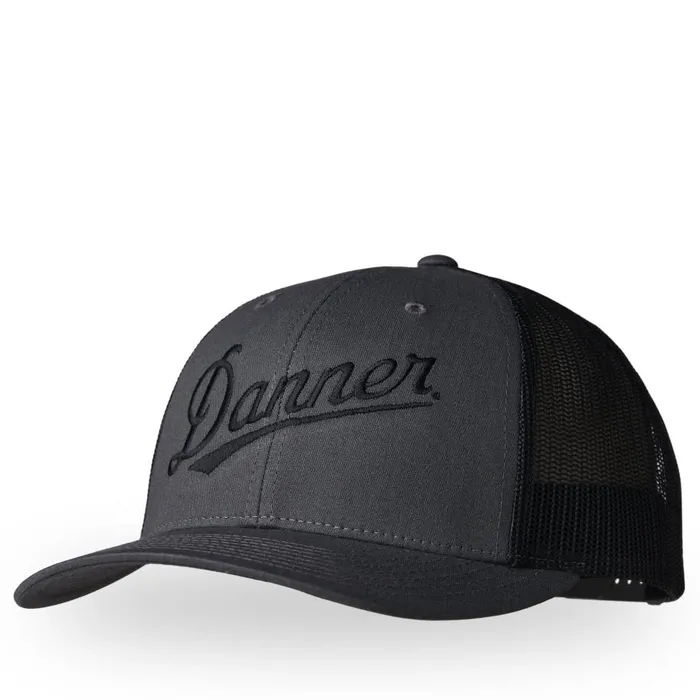 Danner Hats and Beanies Embroidered Trucker Hat Charcoalblack 8211 MenWomen