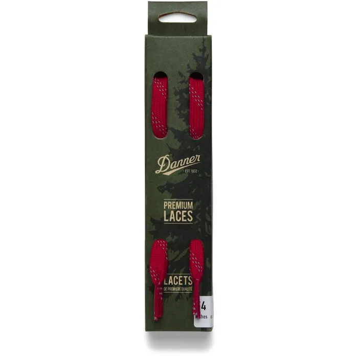 Danner Laces and Zippers Trail 2650 Hikers Replacement Laces Reflective Red 8211 MenWomen
