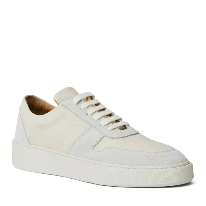 Darian Sneaker Off White Canvas Men Bruno Magli Casual Shoes