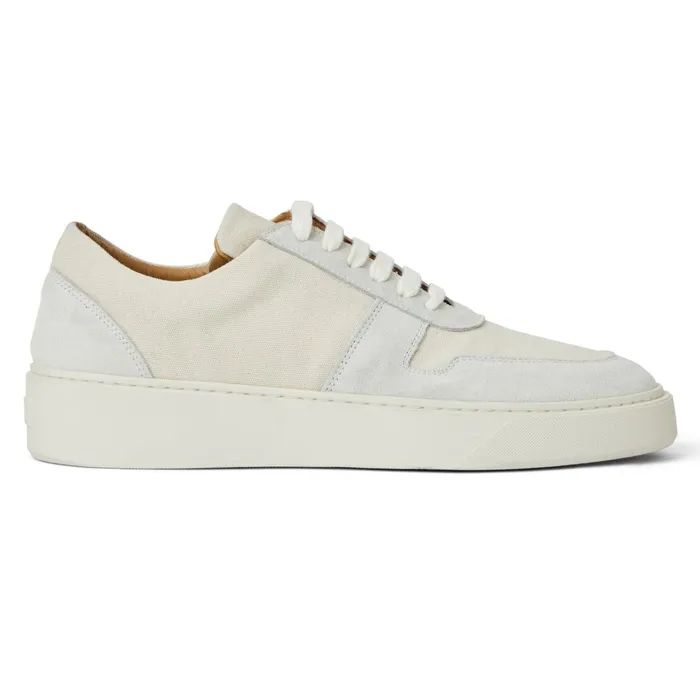 Darian Sneaker Off White Canvas Men Bruno Magli Casual Shoes