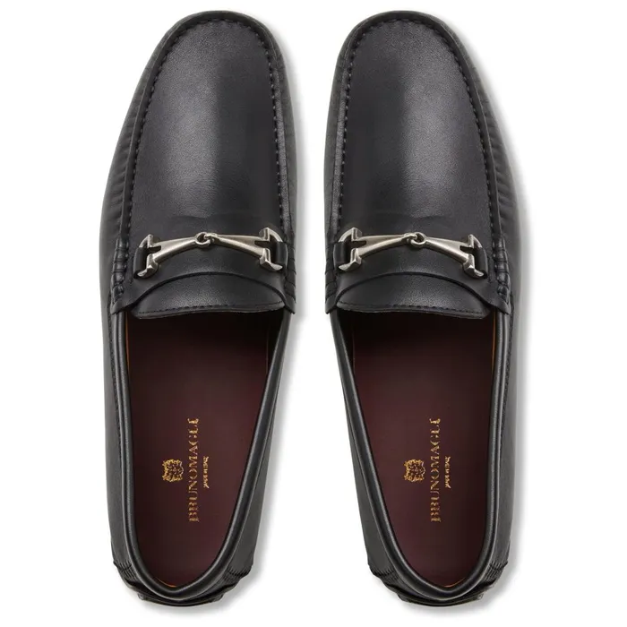 Darius Driving Leather MoccasinBlack Men Bruno Magli Loafers and Slipons