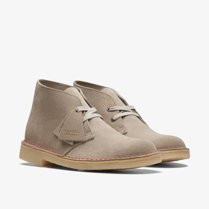 Desert Boot Sand Suede WomenMen Clarks Boots and Booties