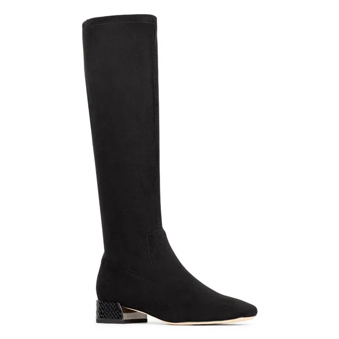 Donald Pliner Boot DOLORES KNEEHIGH Black Suede 8211 Women Donald Pliner Boot DOLORES KNEEHIGH Black Suede 8211 Women