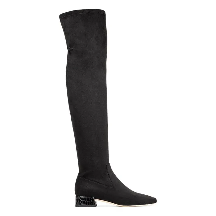 Donald Pliner Boot DOLORES OVERTHEKNEE Black Suede 8211 Women
