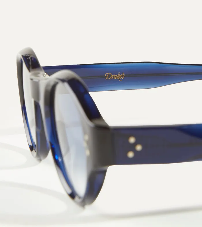 Drake039s Blue Acetate Jules Sunglasses Men Sunglasses