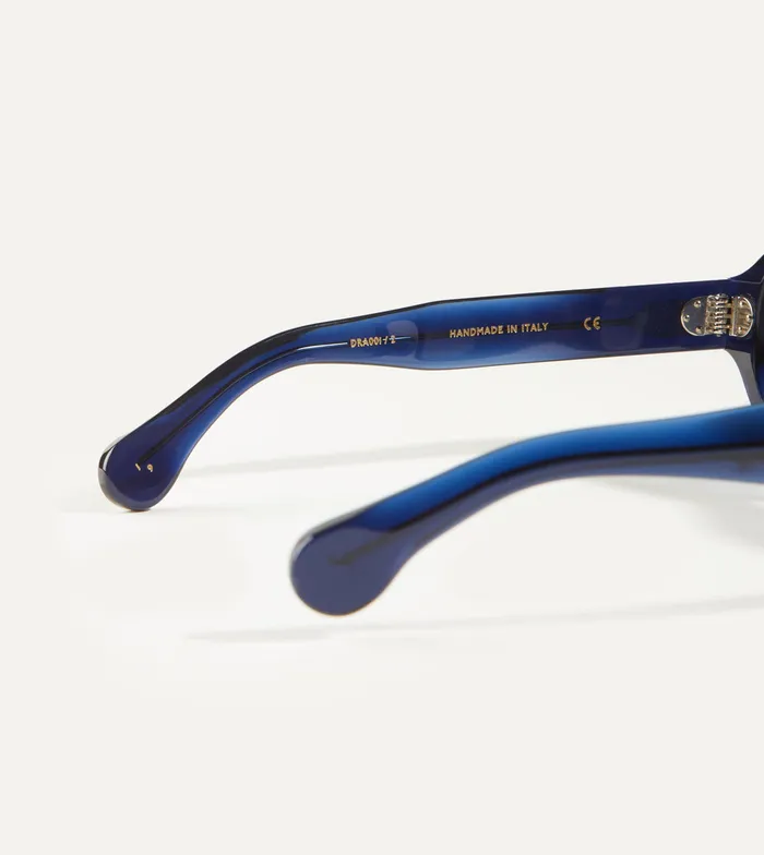 Drake039s Blue Acetate Jules Sunglasses Men Sunglasses