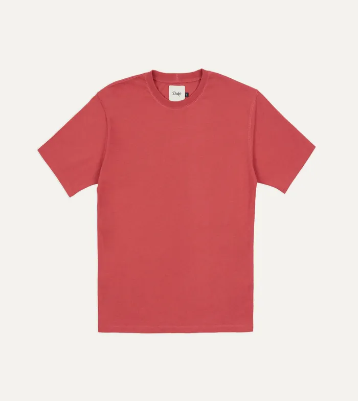 Drake039s Coral Cotton Crew Neck Hiking TShirt Men TShirts