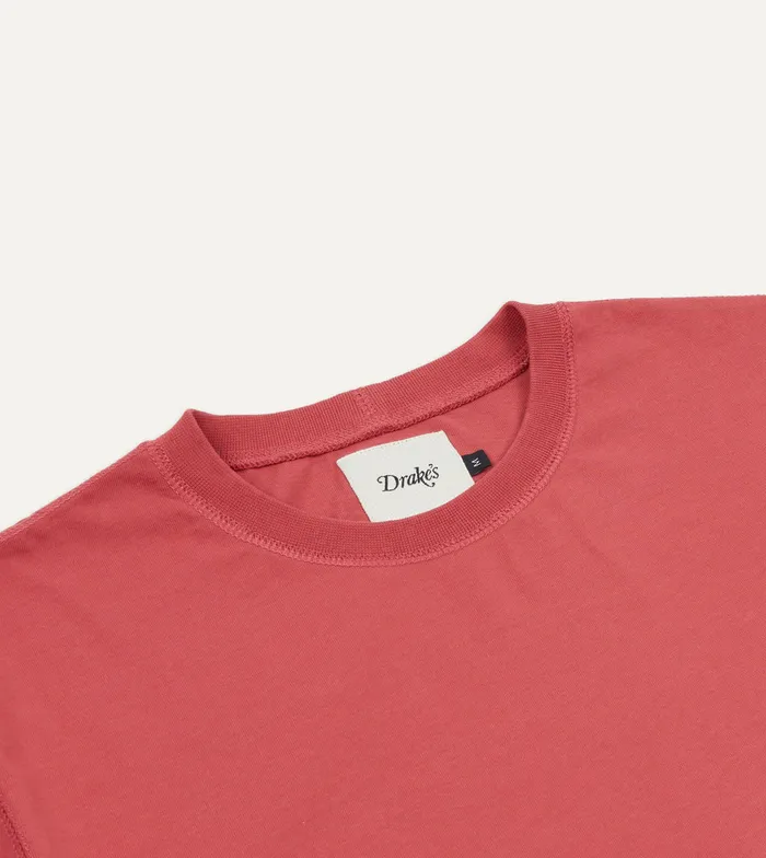 Drake039s Coral Cotton Crew Neck Hiking TShirt Men TShirts
