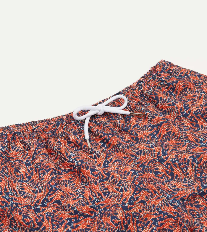 Drake039s Giraffe Print Nylon Drawstring Swim Shorts Men Swim Shorts
