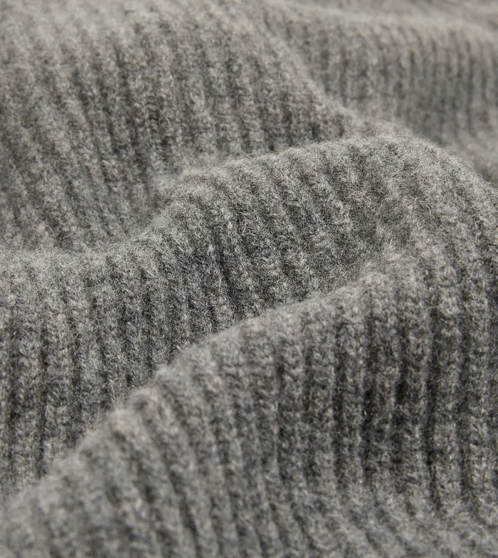 Drake039s Grey Lambswool Shawl Collar Cardigan Men Knitwear